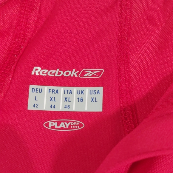 Y2K Reebok red long-sleeved running jersey, XL, EUC - Picture 6 of 6